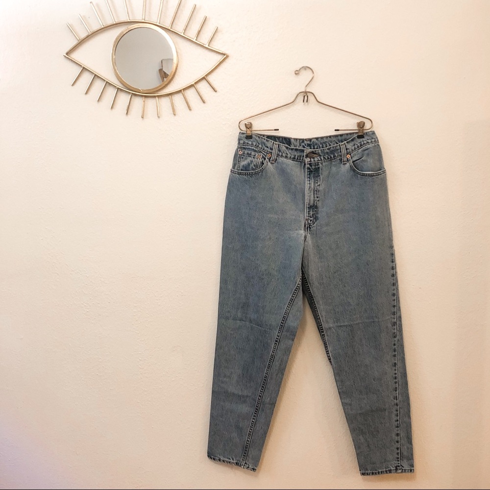 Levi’s 551 Blue Jeans - High Waist Mom Jeans